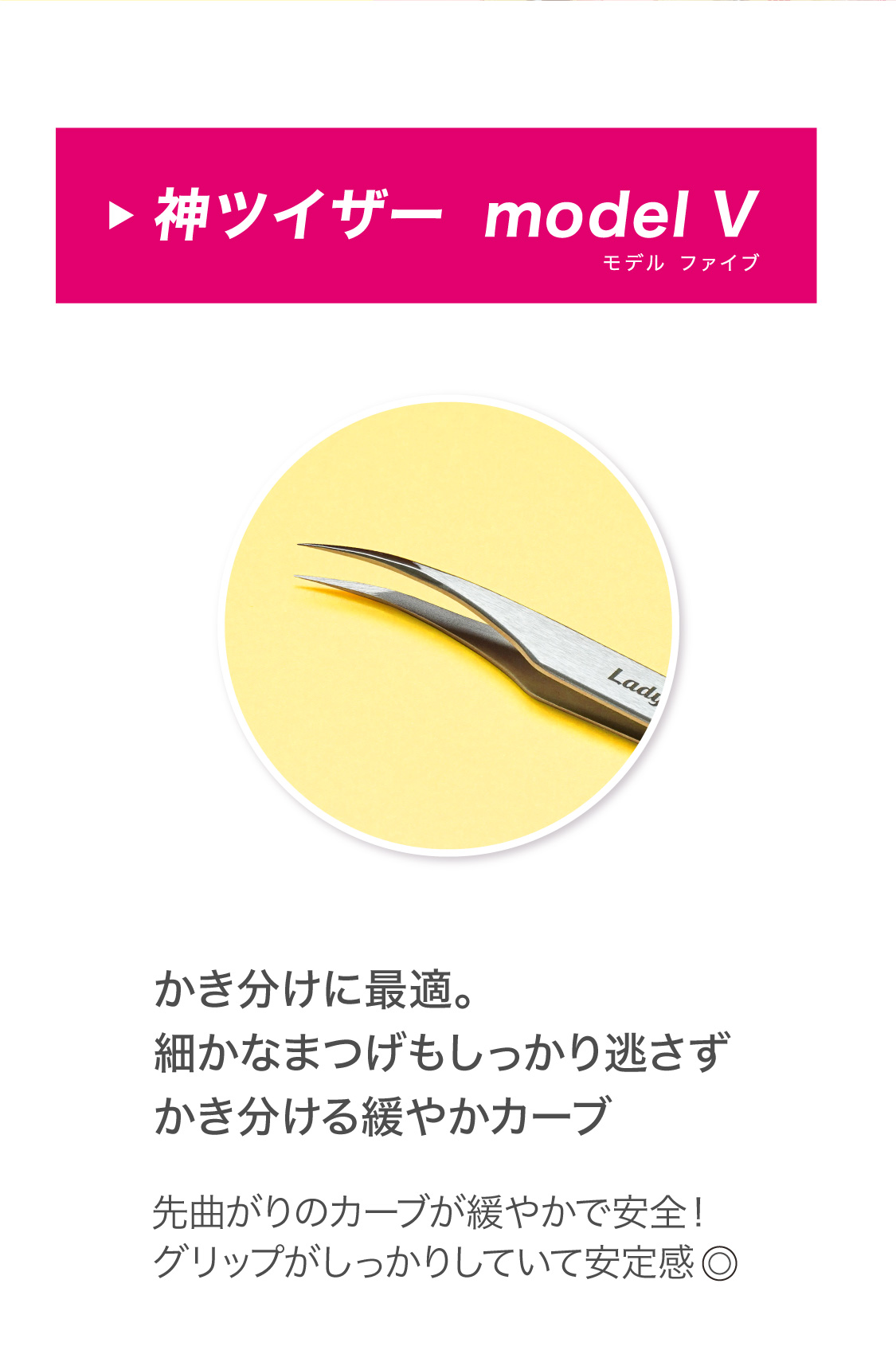 Tweezers model V